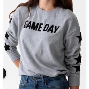 Shiraleah Chicago "Game Day" Sweatshirt in Smoke